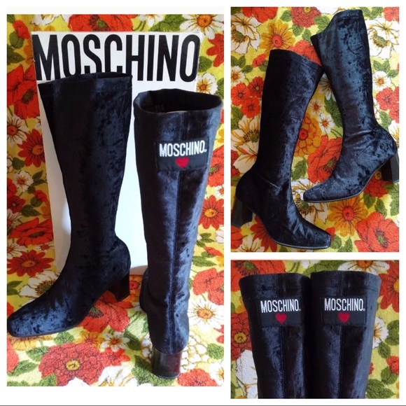moschino sock boots